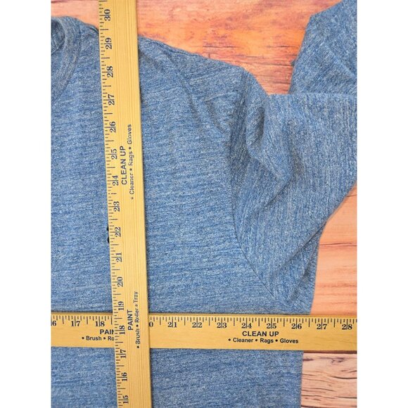 Polo Ralph Lauren Mens Blue Heather Long Sleeve T-Shirt XL 100% Cotton - Picture 8 of 8
